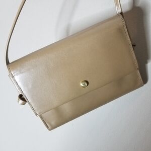 Hobo Bemuse Crossbody Wallet Bag Blush Metallic Leather NWT